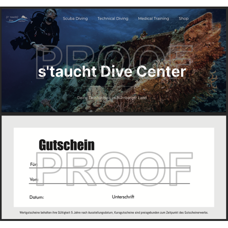 Geschenkgutschein online *frei wählbar*